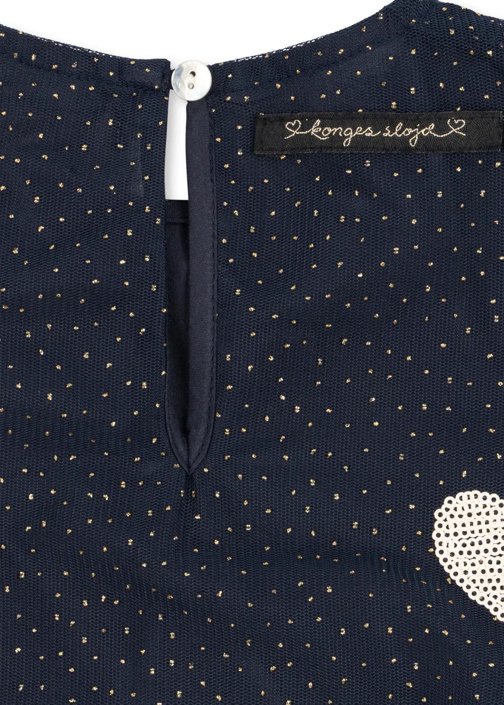 Konges Sløjd Heartlily jurk coeur night sky tule