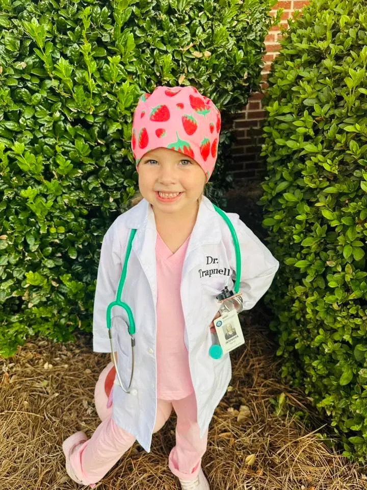 Busy Bee Smocks BBS Dress Up labjas geweven unisex 2T 5