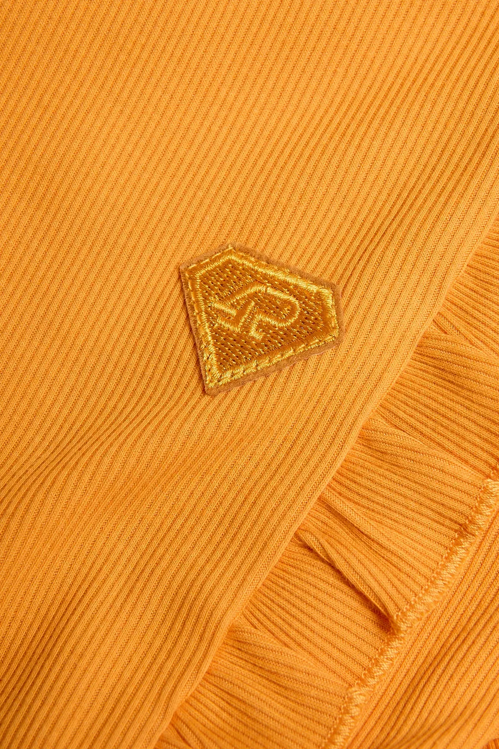 4President Nika Orange tanktop meisjes geribbeld