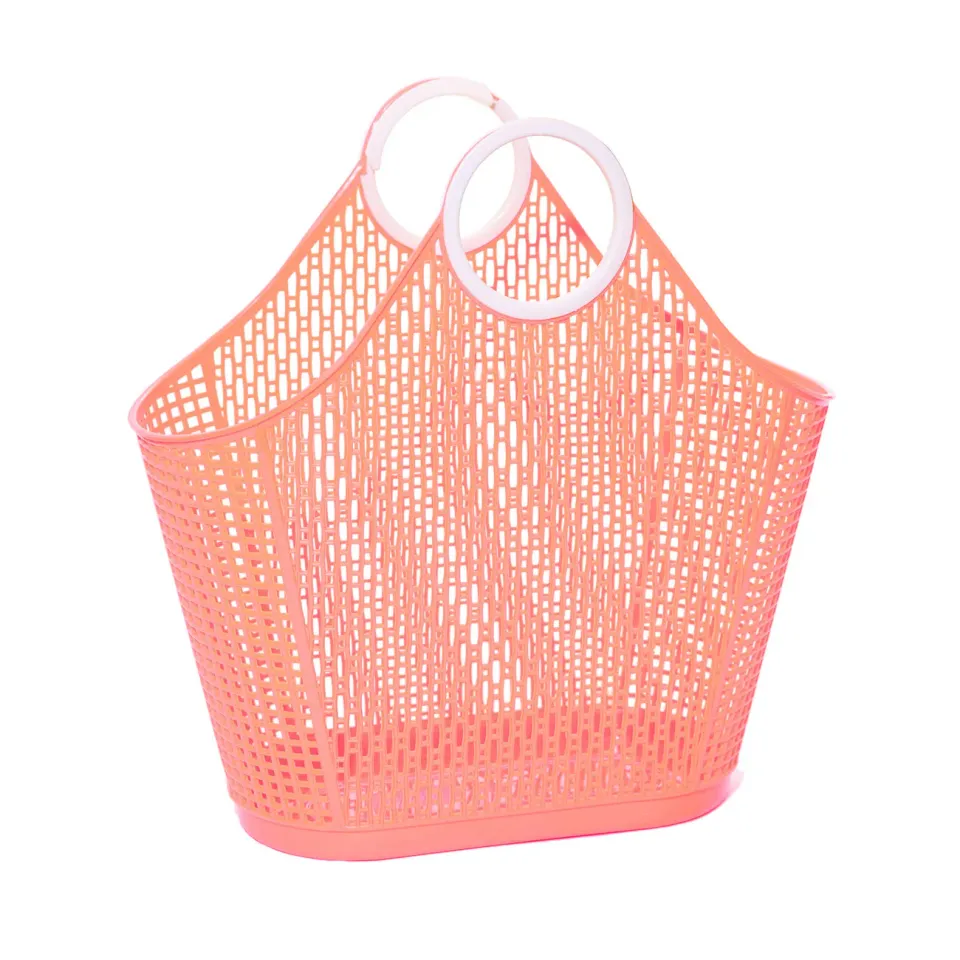The Mompany Fiesta shopper perzik platte bodem