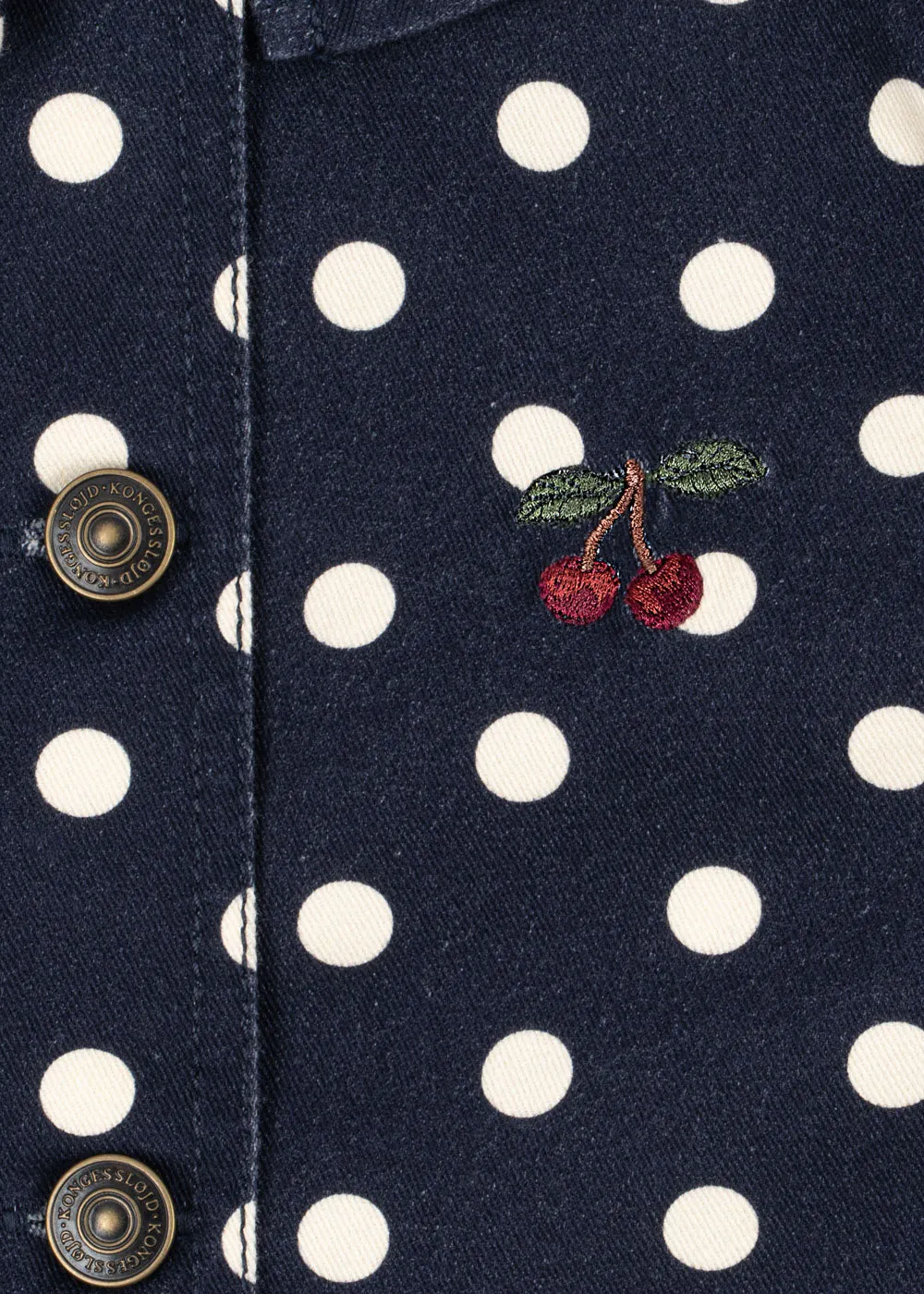 Konges Sløjd Nola Overshirt Dot Nuit biokatoen