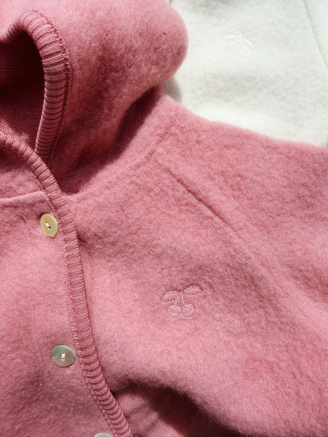 Konges Sløjd Saga wollen fleece boxpakje dusty rose warm