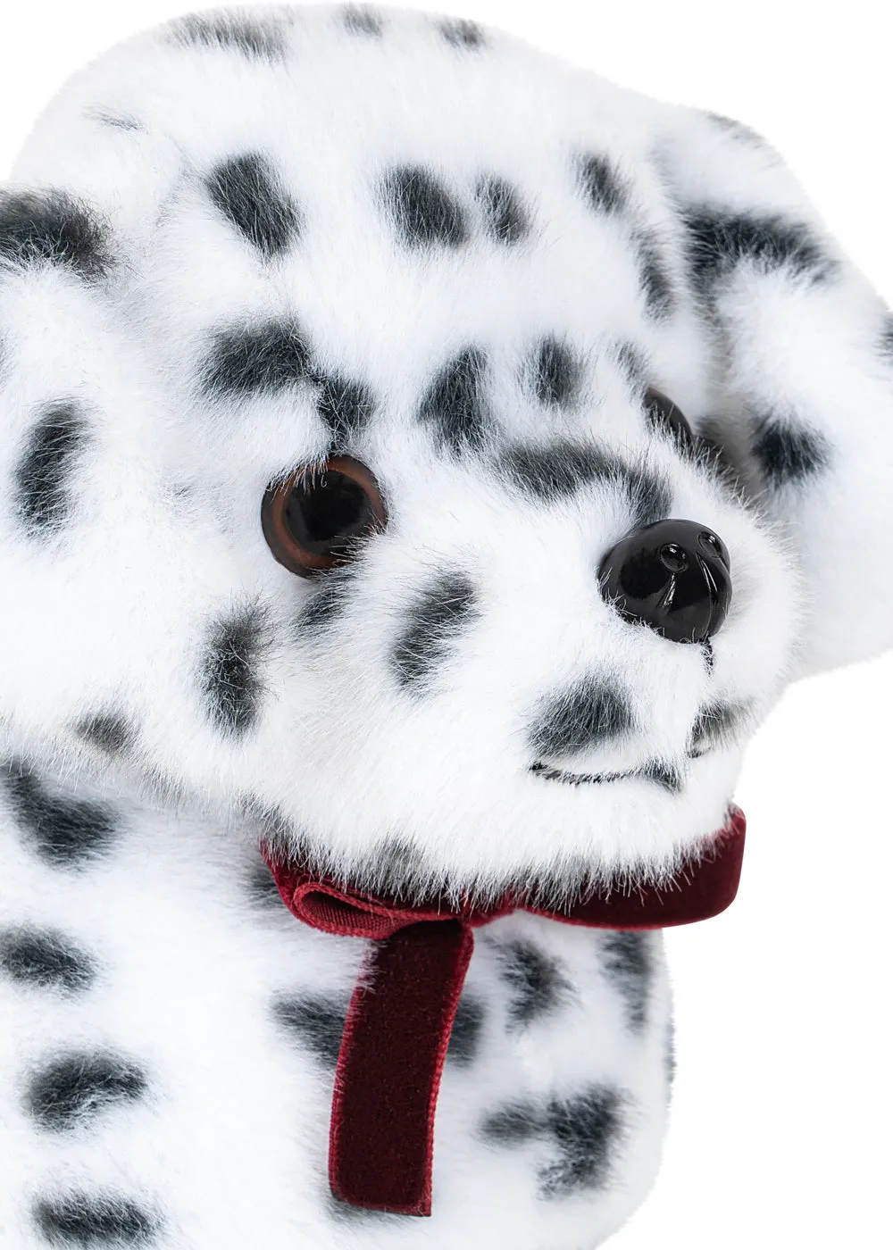 Konges Sløjd Dalmatiër slofjes beige black pluche