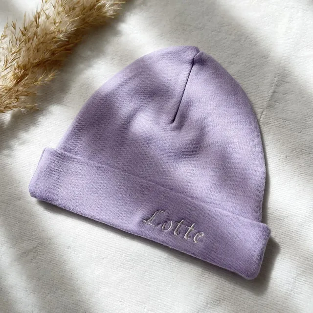 SODA FASHION Newborn muts lila biokatoen