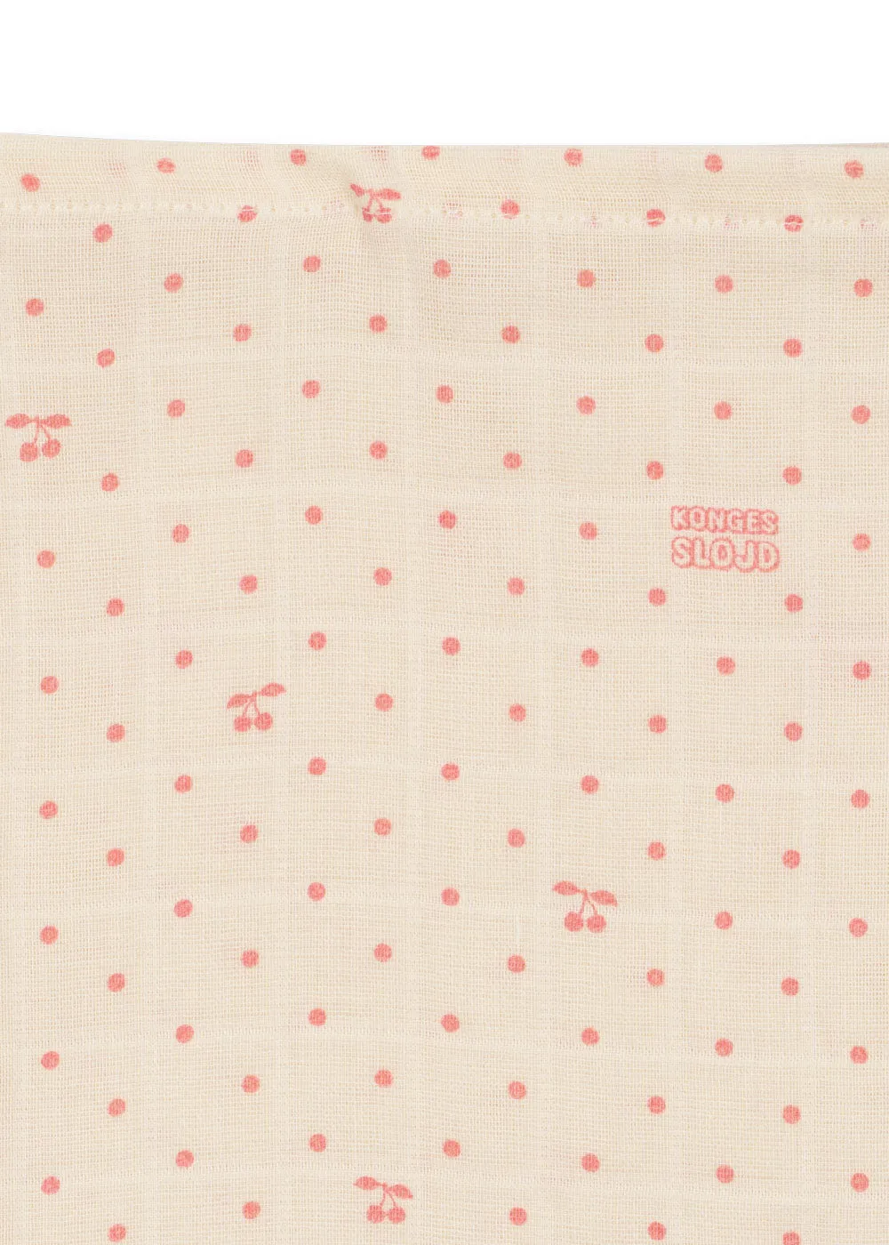 Konges Sløjd Hydrofiele Doek spuugdoek cherry dot 3-pack