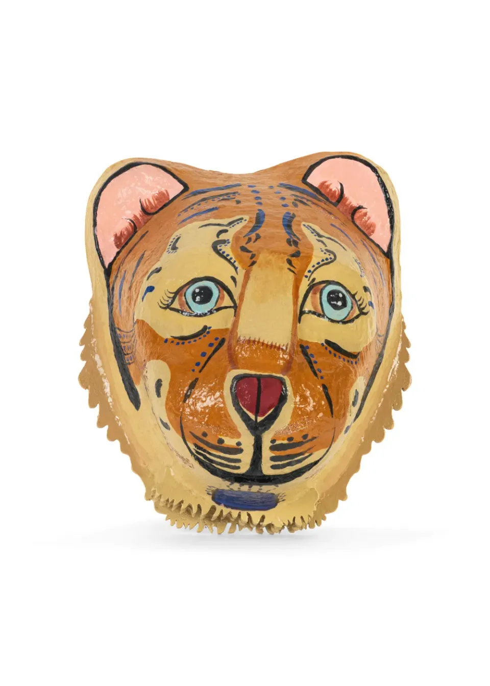 Konges Sløjd Tijger Wanddecoratie Tiger Papier-maché