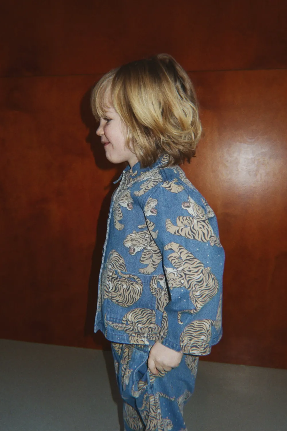 Konges Sløjd Magot overshirt panthera biokatoen denim