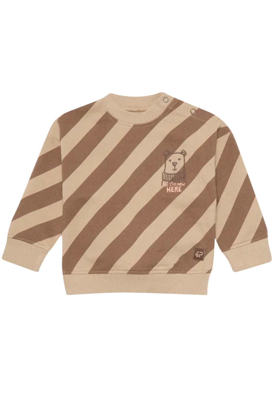 4President Zayen sweater zand katoen baby