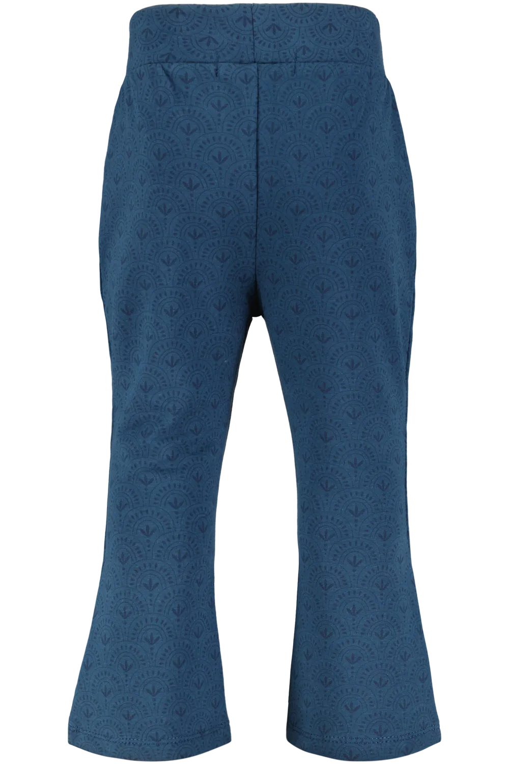 4President Klara Blue Wing Teal flared broek meisjes bloemenprint