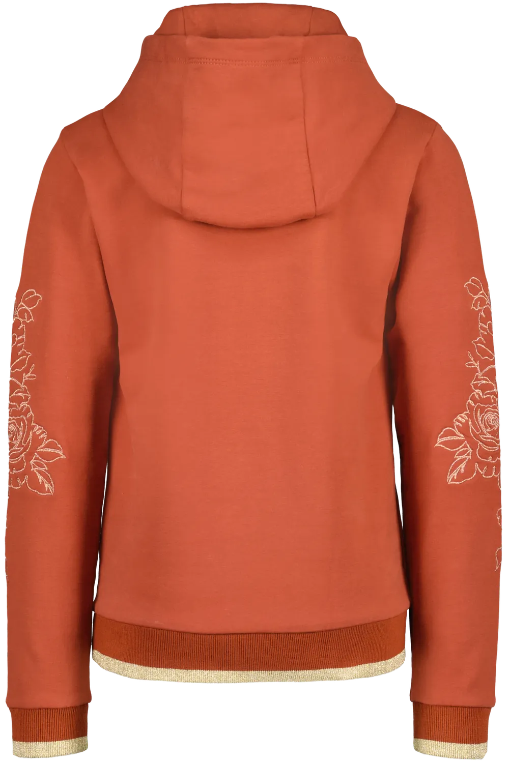 4President Irma sweater meisjes met capuchon koper