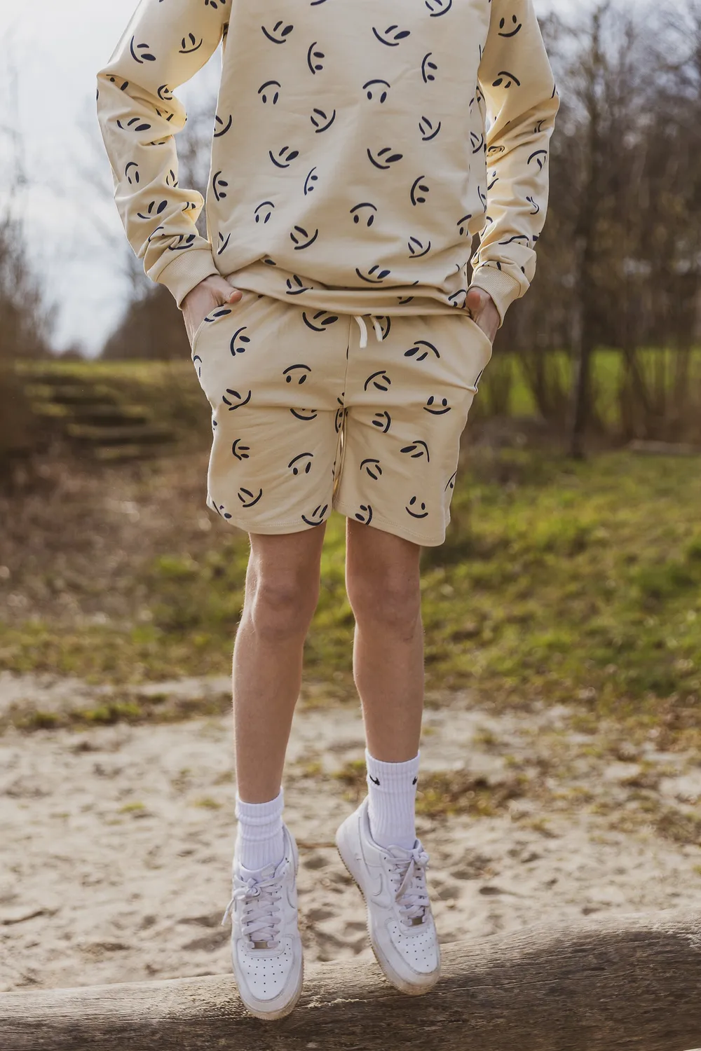 4PRESIDENT Pom Sand short jongens smileys