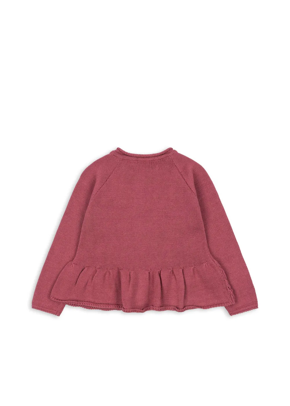 Konges Sløjd Cabby Cardigan vest deco rose biokatoen