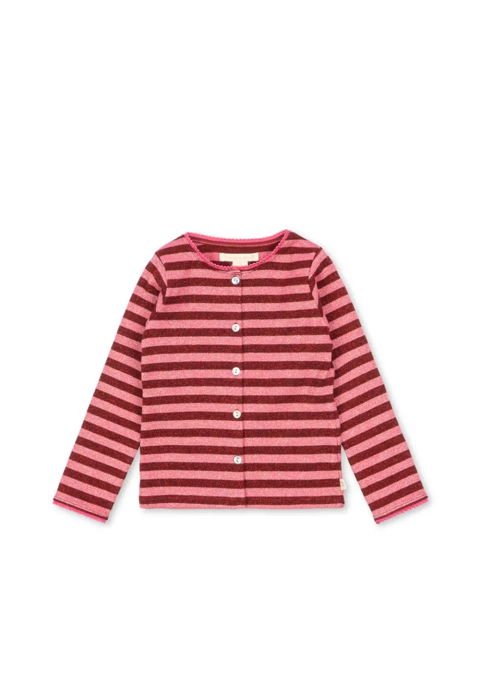 Konges Sløjd Roli streep cardigan pinky stripe glitter