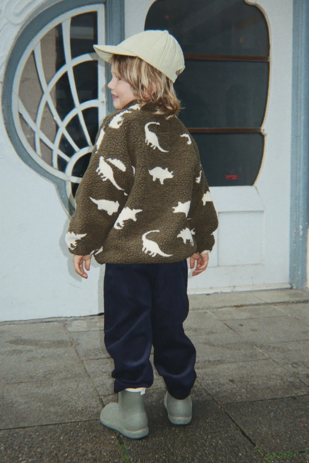 Konges Sløjd Jody teddyjas dino silhouette fleece