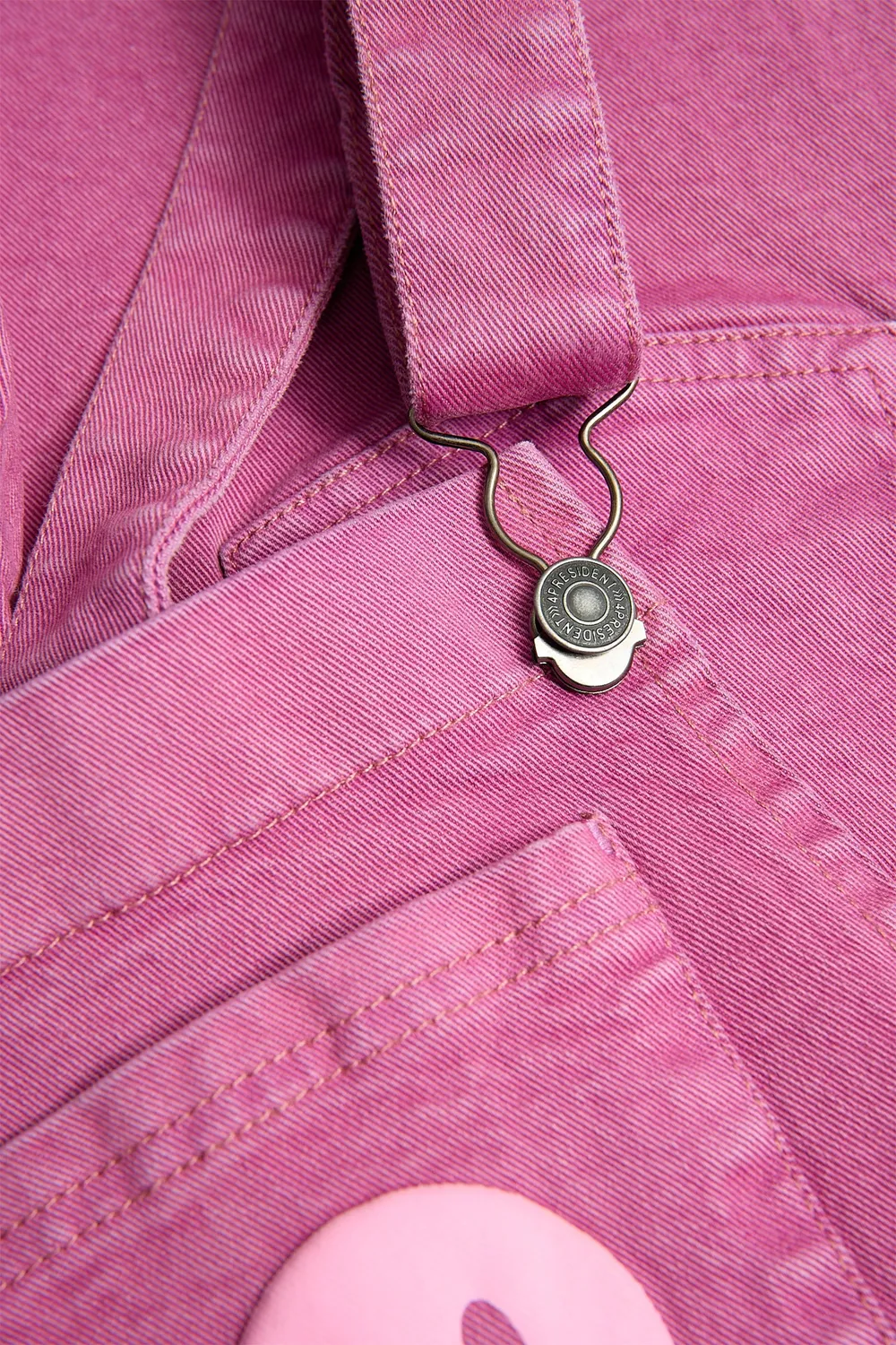 4President Kini Pink tuinbroek roze smiley