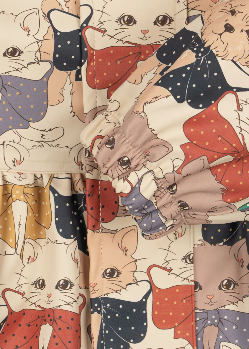 Konges Sløjd Rainy Palme regenset fleece cats dogs