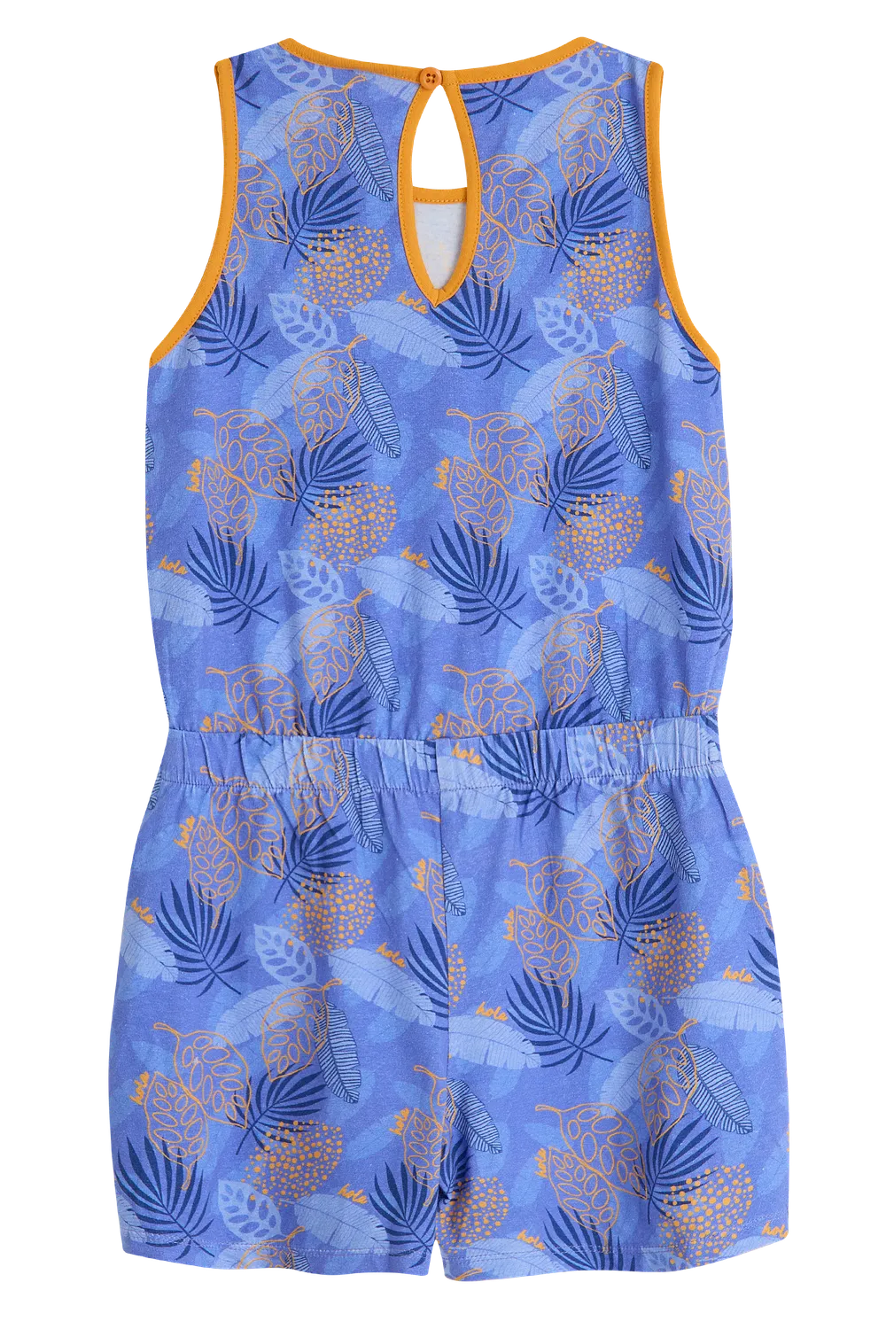 4President Nicia Aop Blue playsuit meisjes zakken