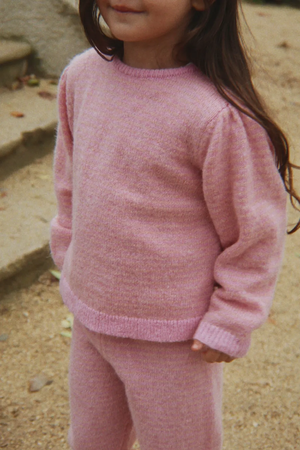 Konges Sløjd Berle Broek Purple Pink Dolphin wolmix