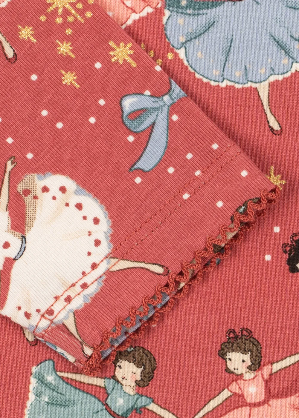 Konges Sløjd Basic set bow ballerina blush katoen
