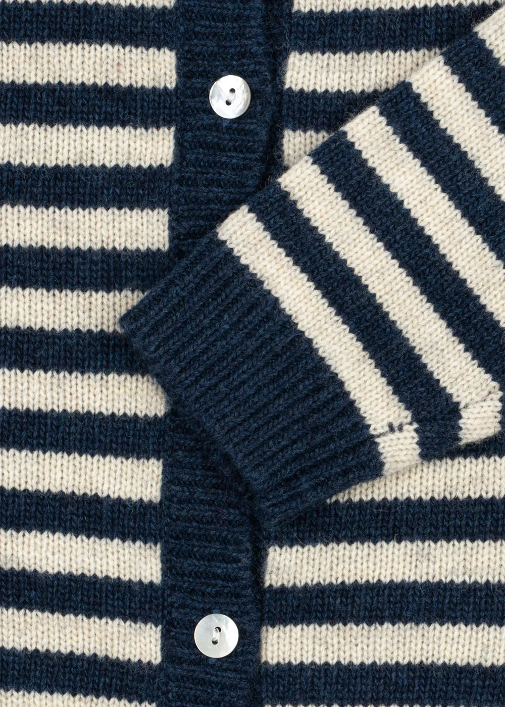 Konges Sløjd Billi vest Blue Stripe wolmix