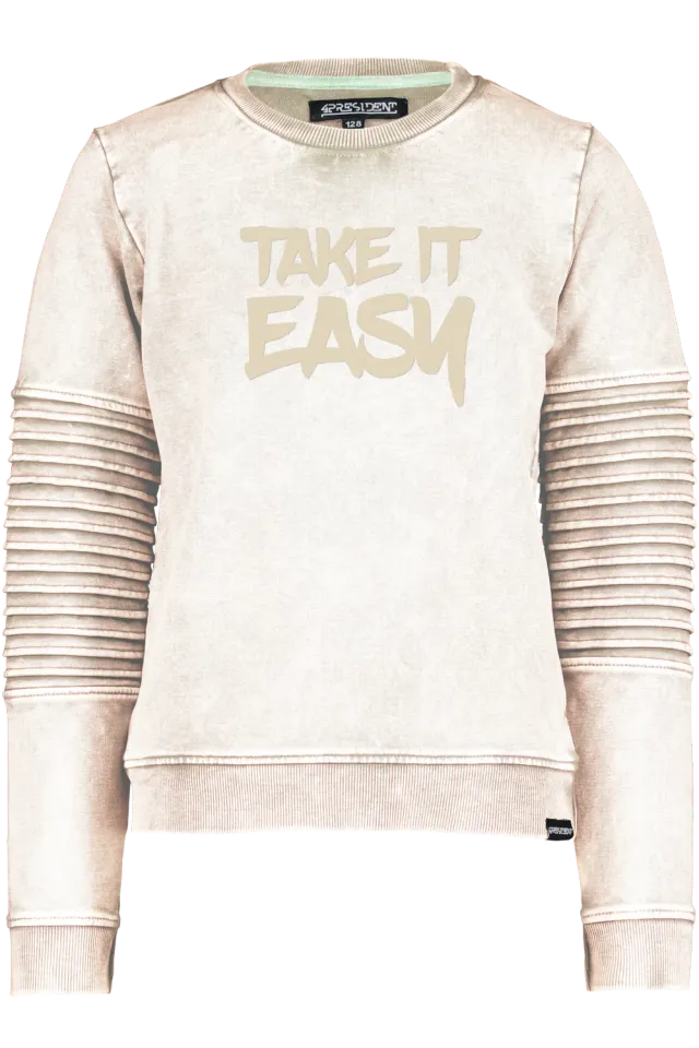 4President Milan sweater zand acid wash