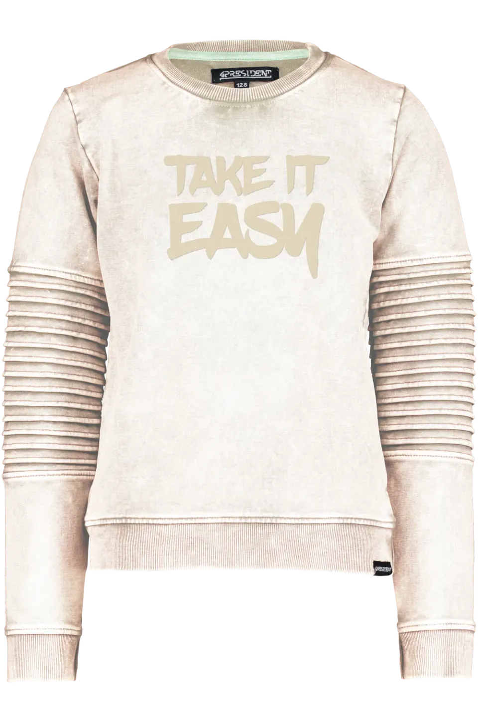 4President Milan sweater zand acid wash