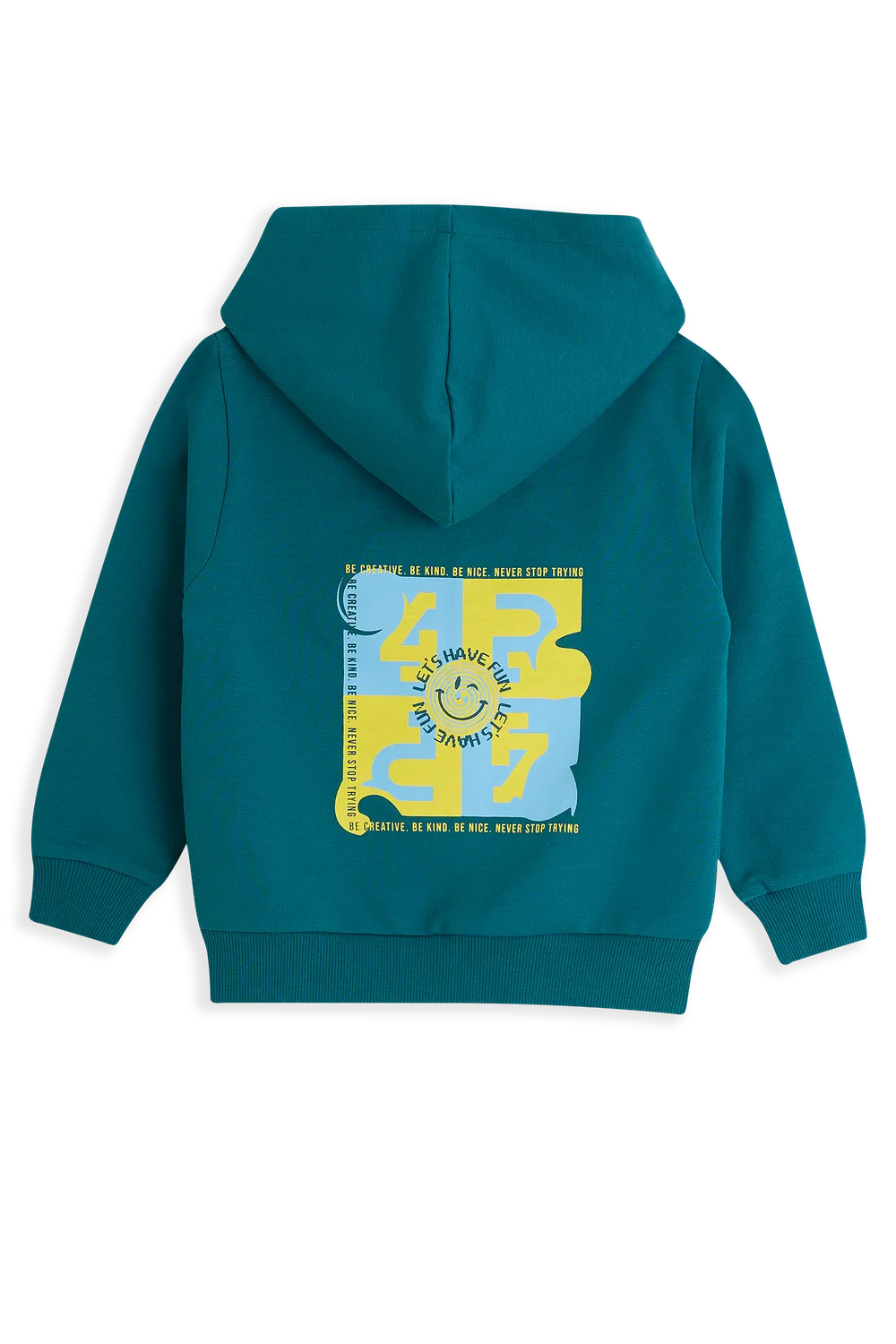 4President Pedro Green hoodie jongens met rits zomer