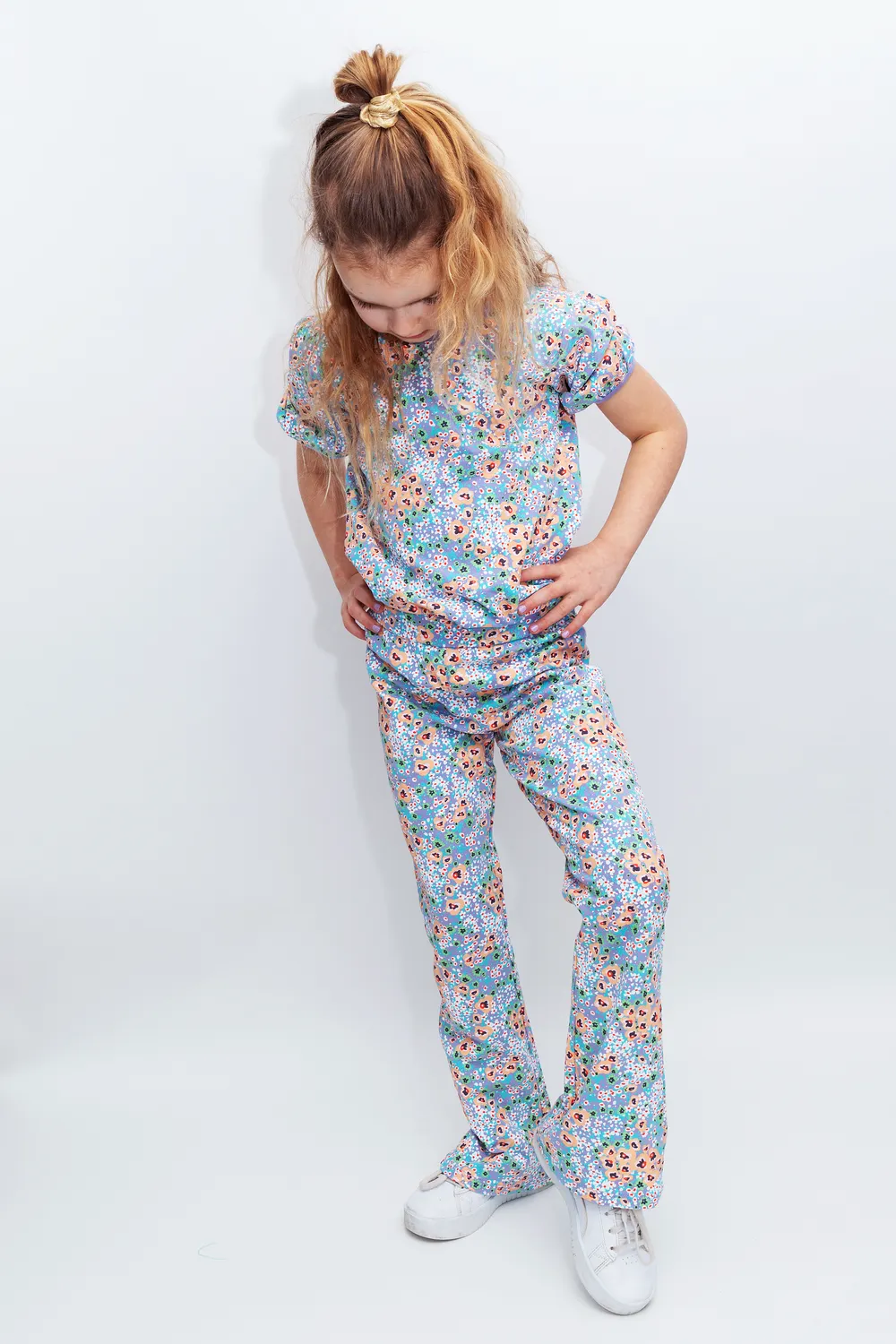 4President Gwen Flowers top t-shirt meisjes bloemen