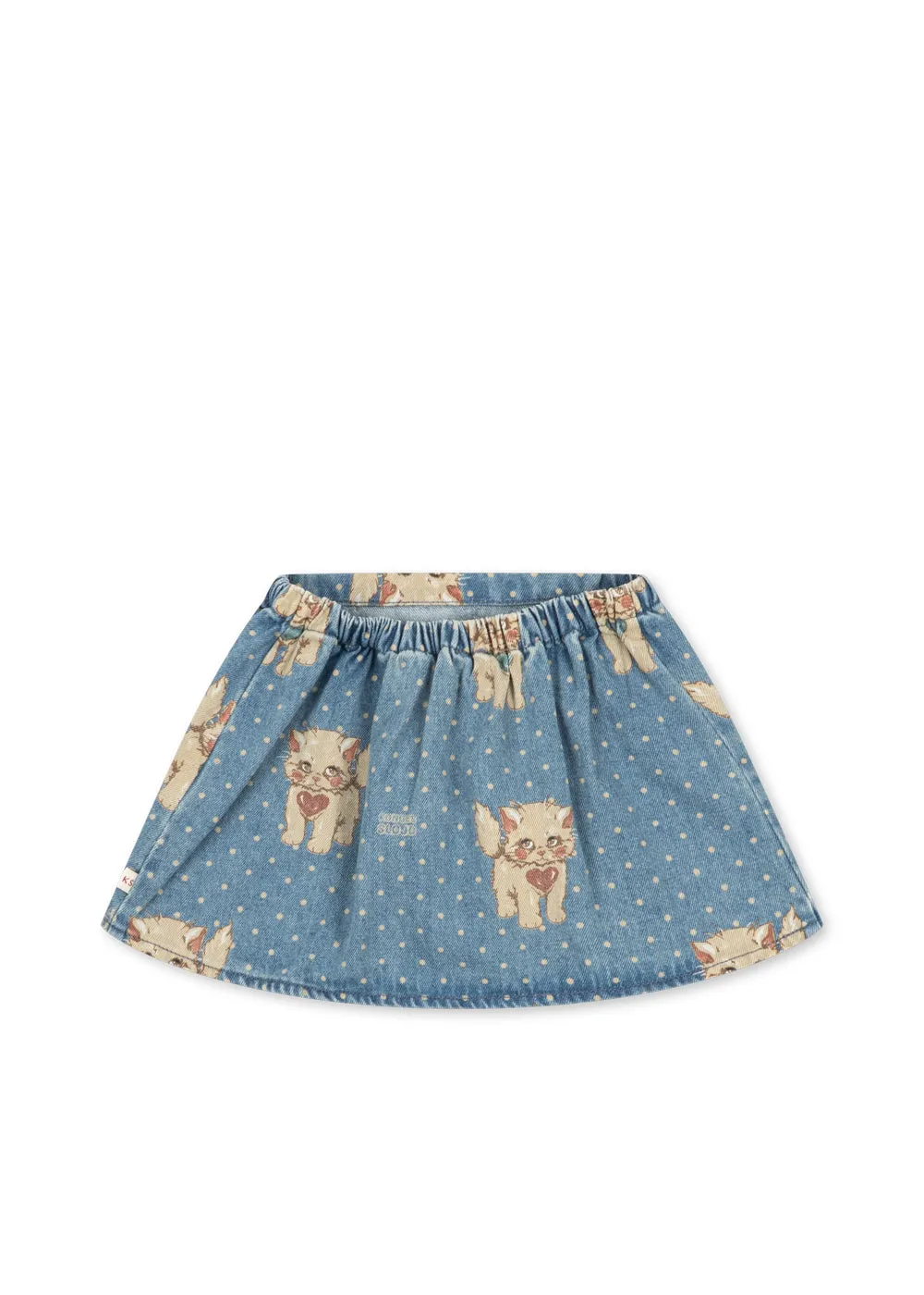 Konges Sløjd Magot rok ciao miao denim biokatoen meisjes