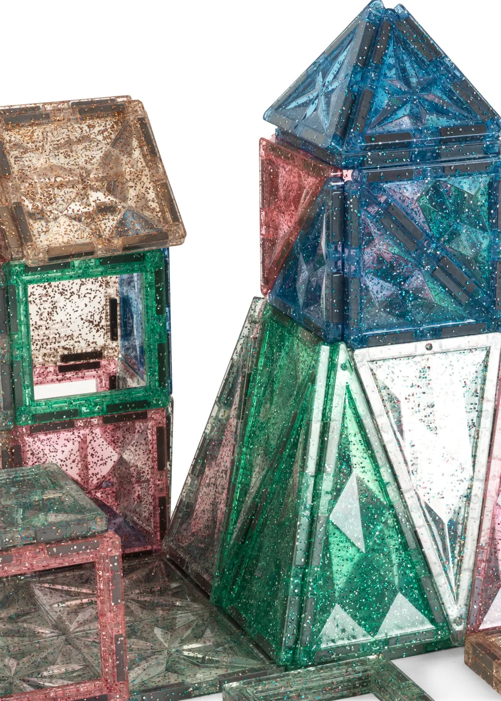 Konges Sløjd Piece by Piece bouwset glitter 100 stuks