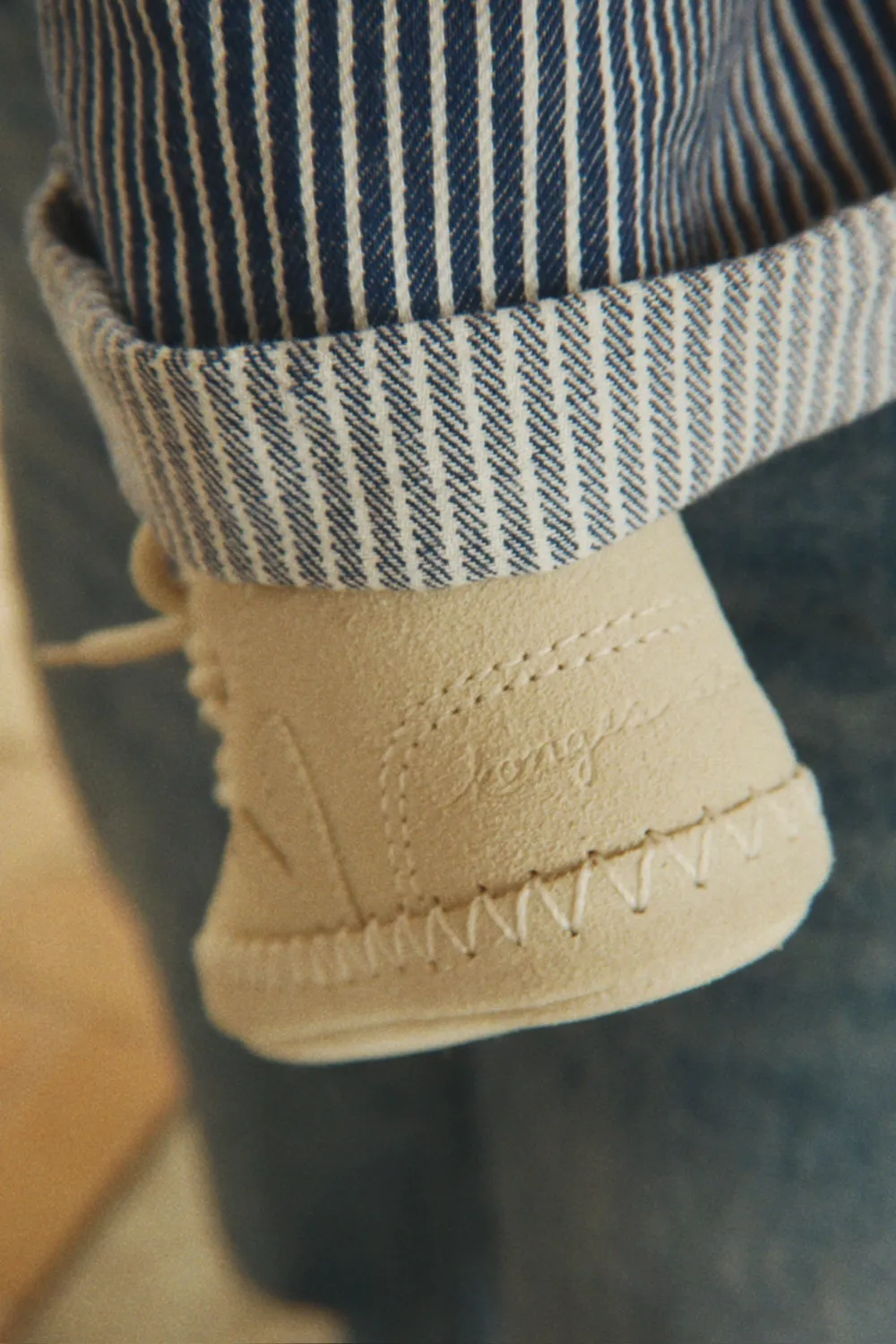 Konges Sløjd Veja Baby Shoe pierre suède