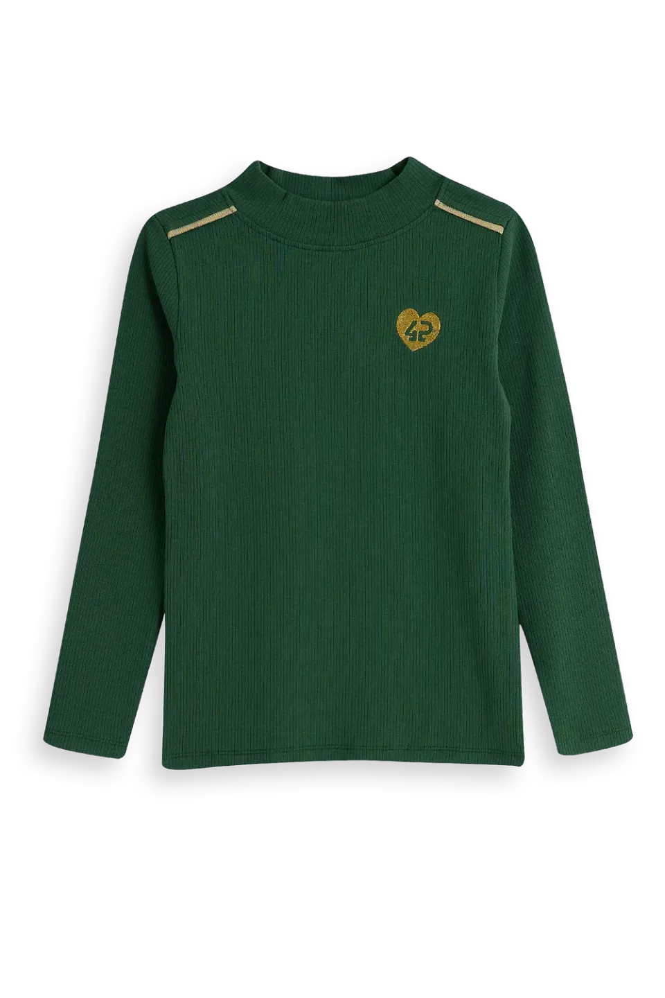 4President Amy Green longsleeve meisjes geribd katoen