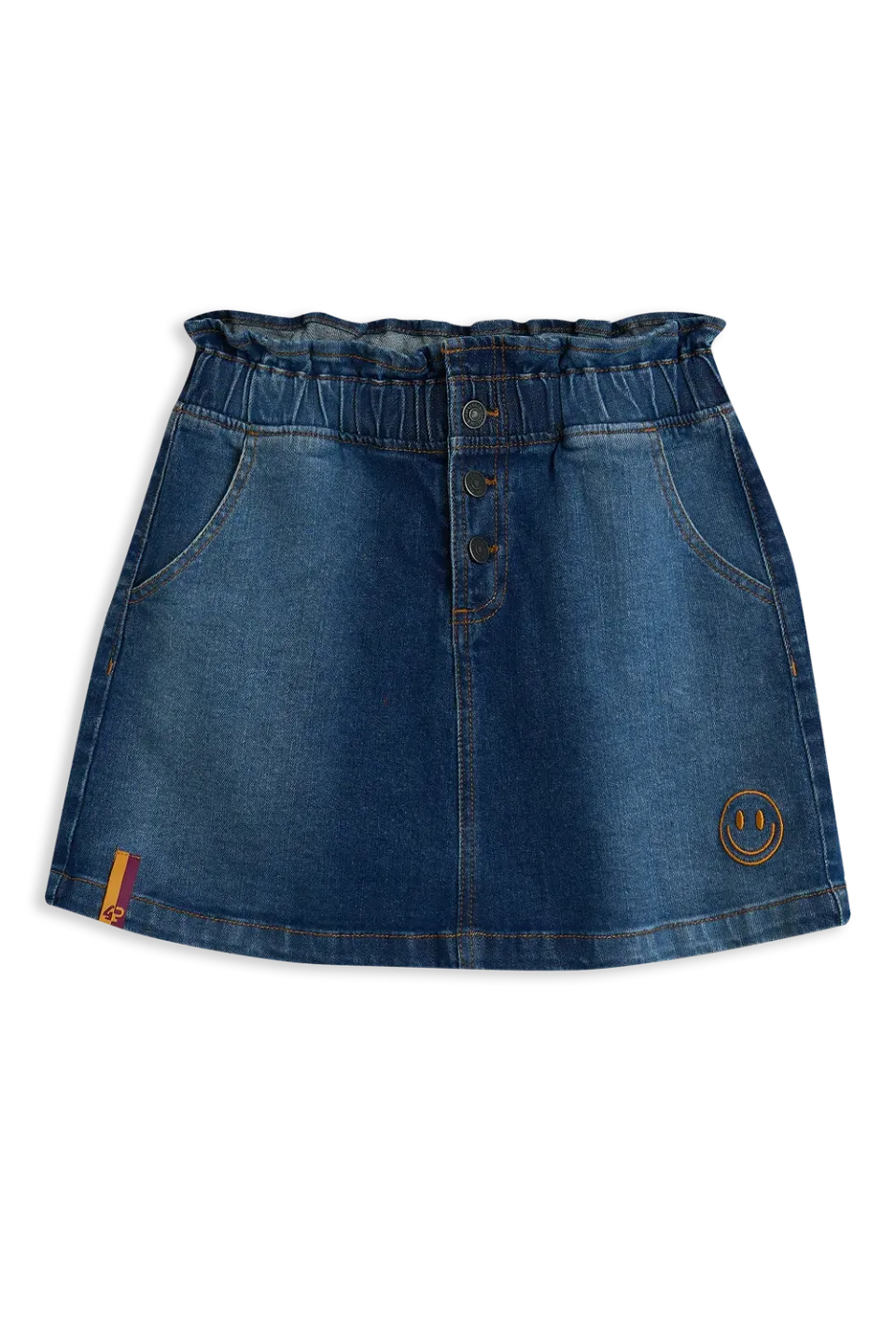 4President Keturah rok blauw katoen meisjes