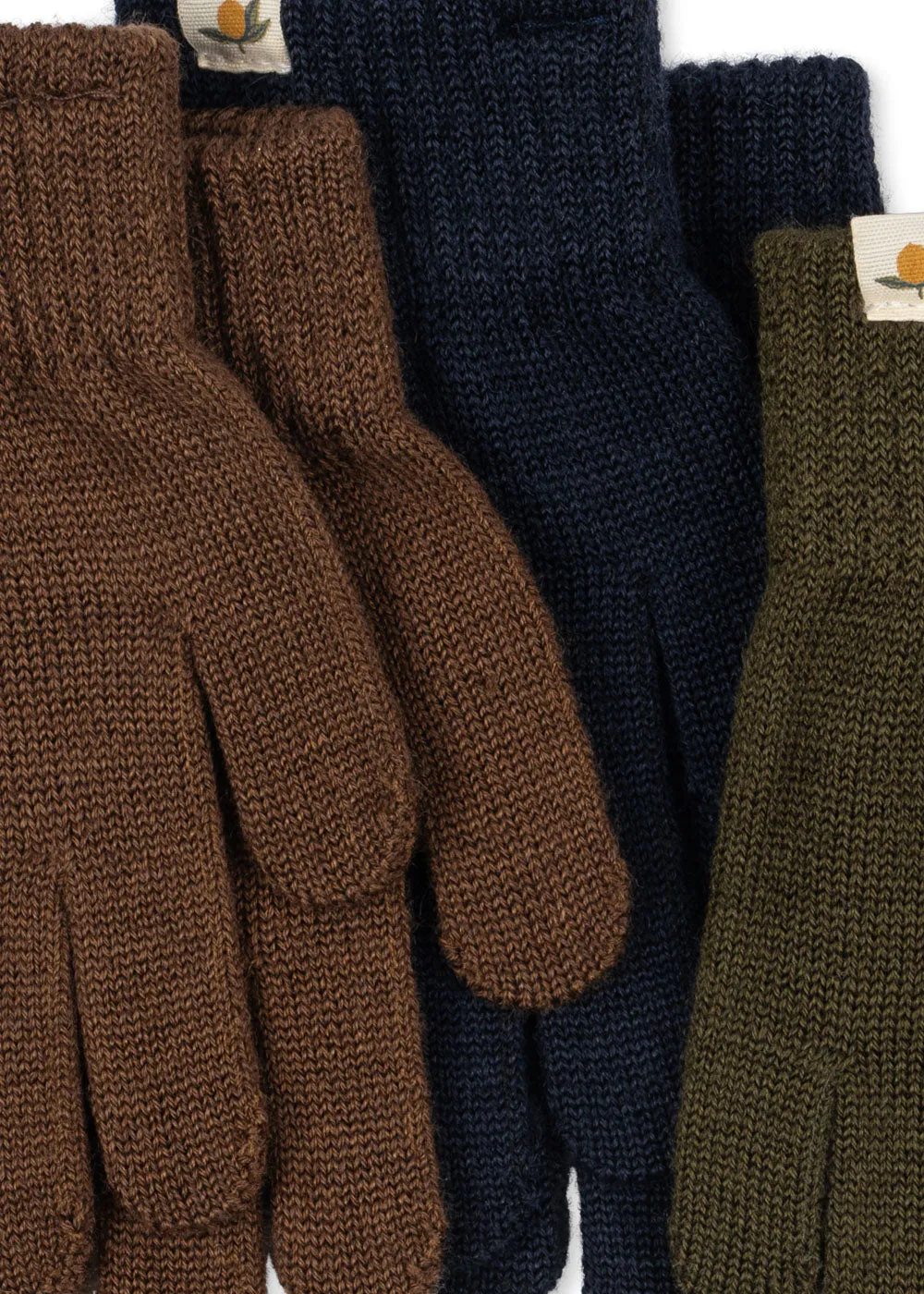 Konges Sløjd Filla Handschoenen 3-pack forest mix wolmix
