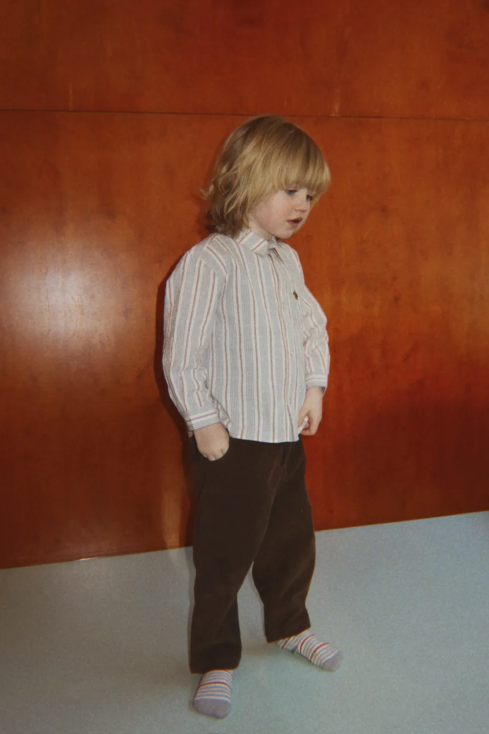 Konges Sløjd Remy broek slate black corduroy
