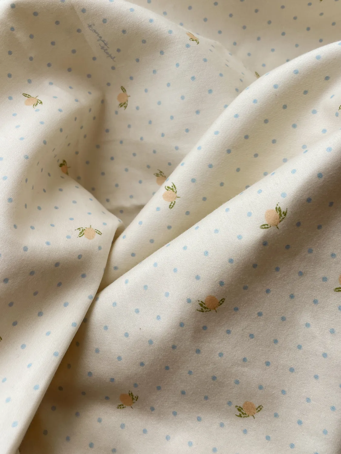 Konges Sløjd Junior Lemon Dot beddengoed 100x140 biokatoen