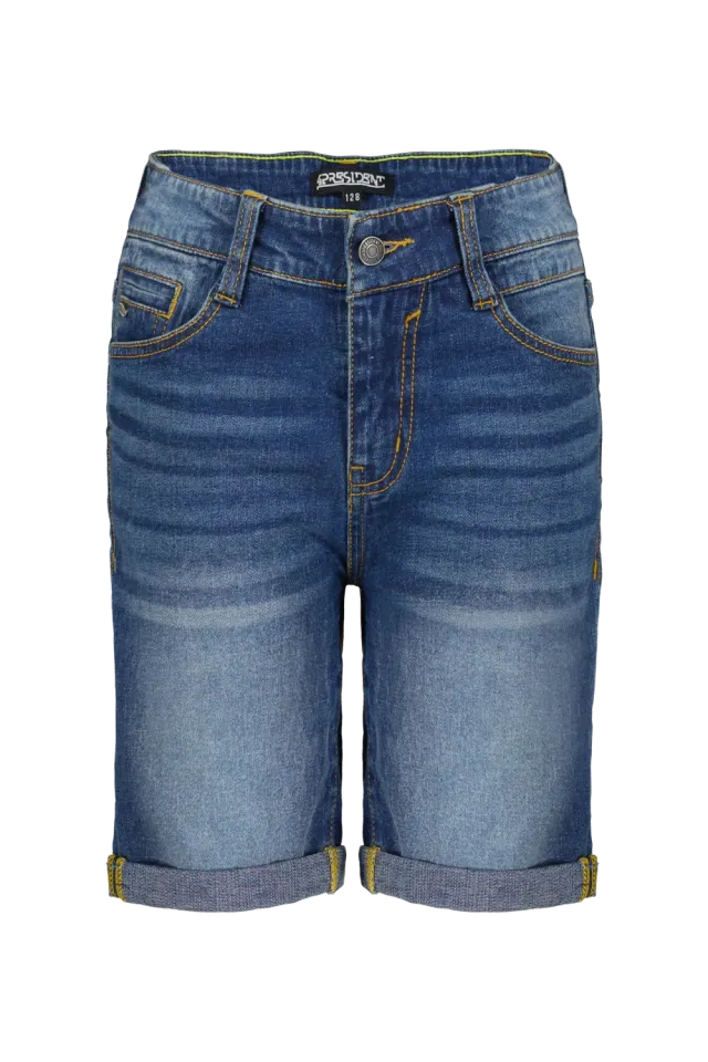 4President Mason Mid Used jongens jeansshort denim