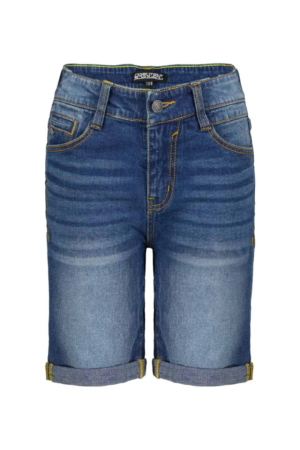 4President Mason Mid Used jongens jeansshort denim
