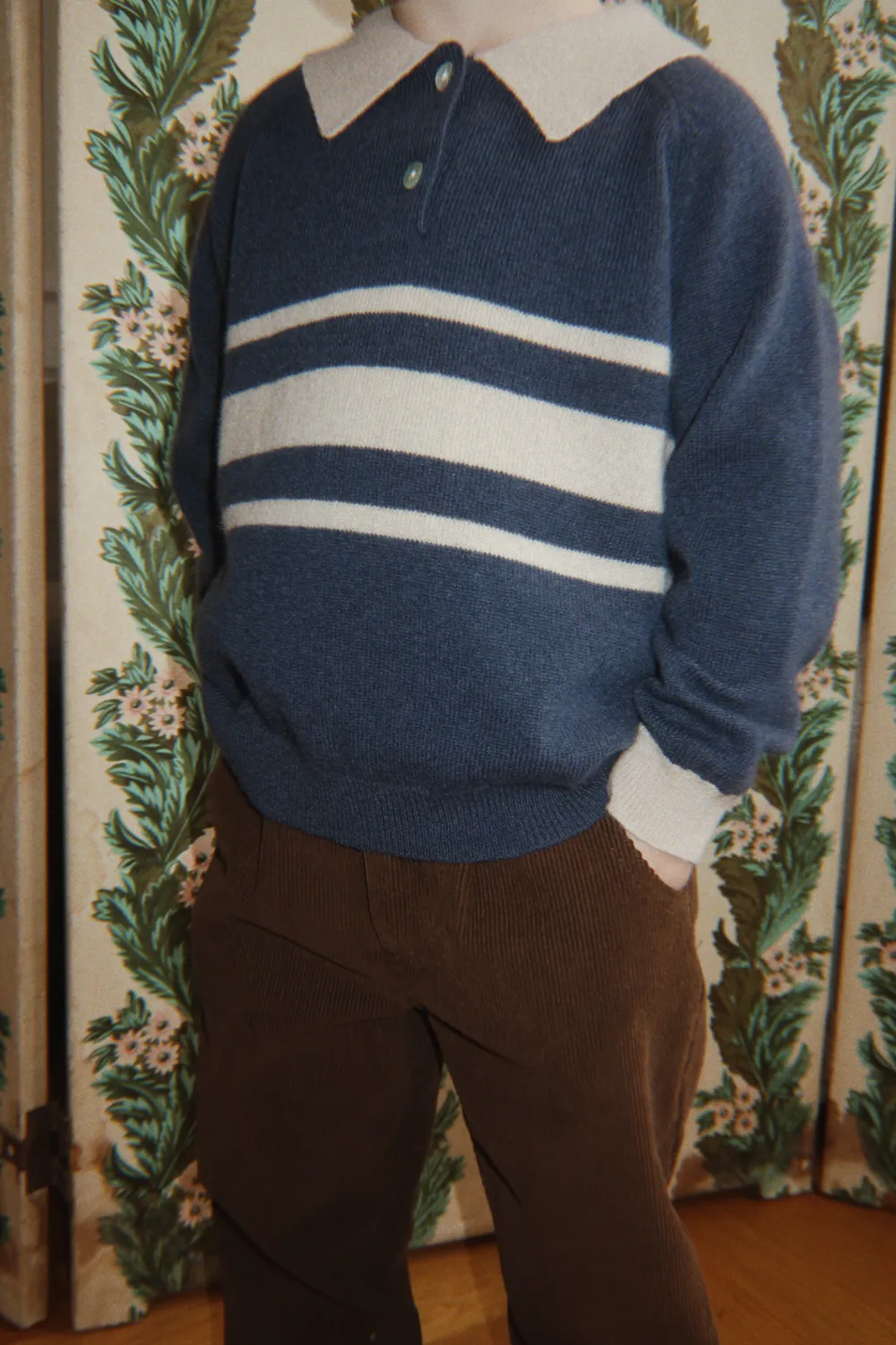 Konges Sløjd Remy broek slate black corduroy