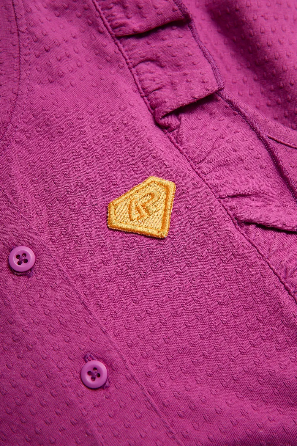 4PRESIDENT Natasha.FF Purple playsuit paars stippen
