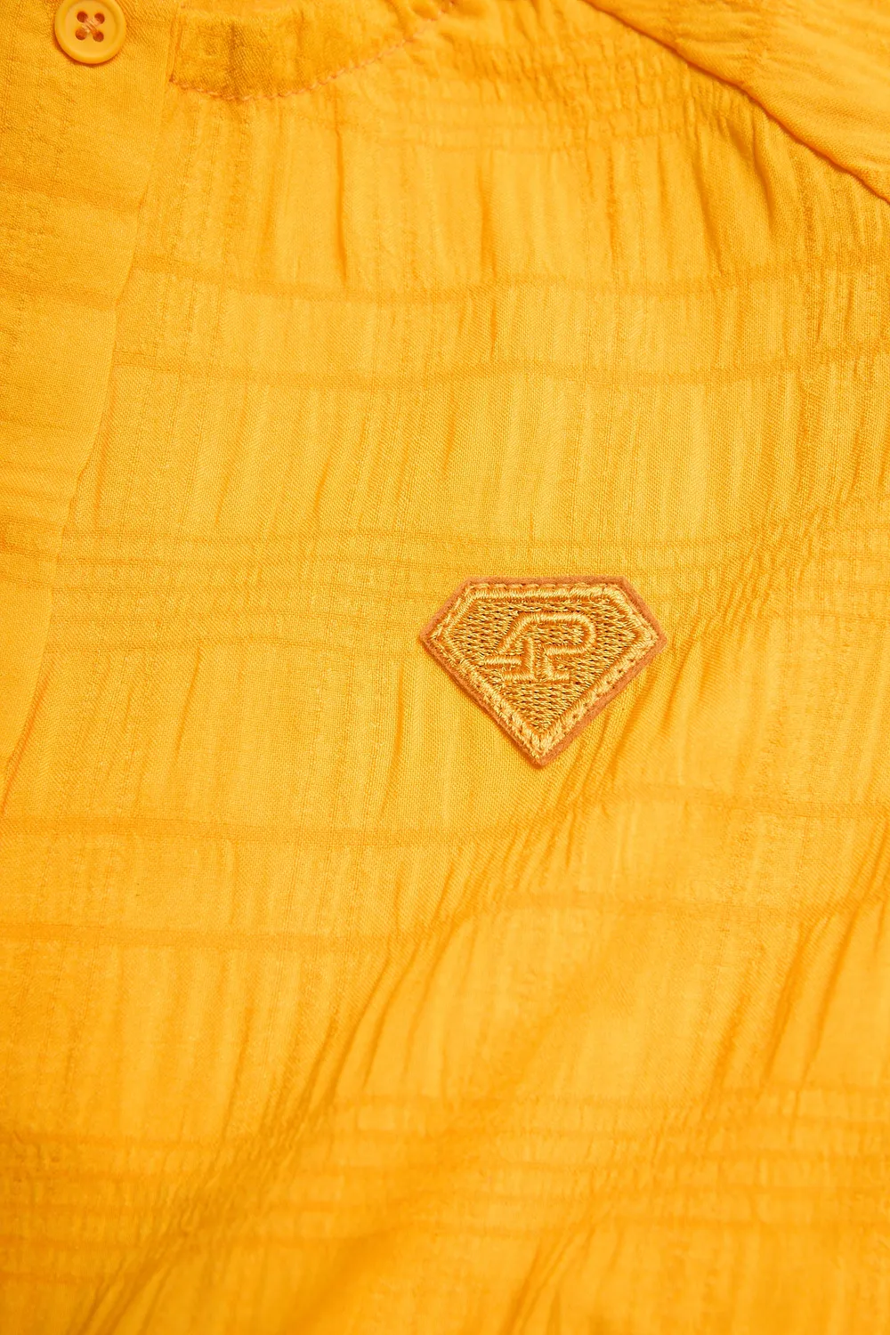 4President Nonna T-shirt meisjes oranje licht zomer shirt