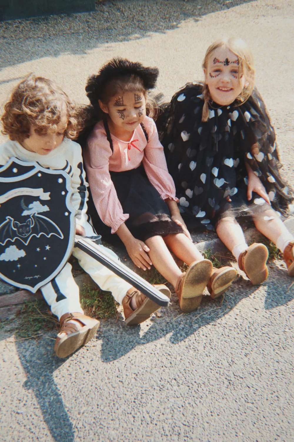 Konges Sløjd Halloween zwaard en schild speelset zwart foam