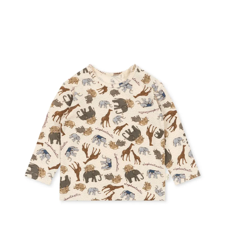 Konges Sløjd Basic Elephantastic longsleeve biokatoen