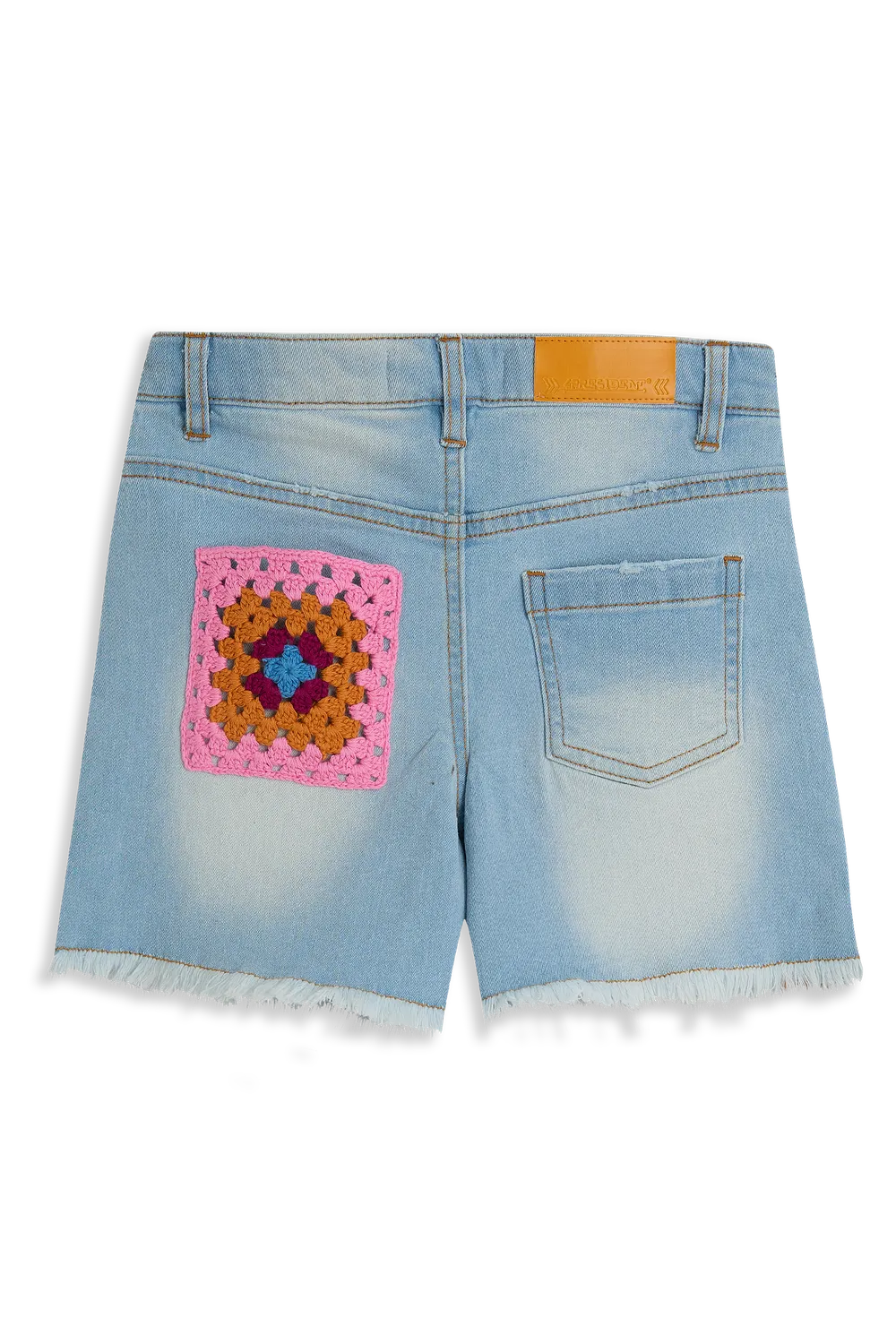 4PRESIDENT Nata Light Blue short denim blauw