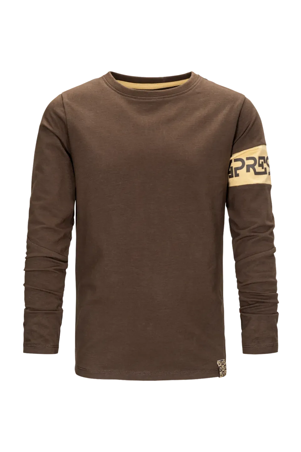 4President Adam Brown longsleeve jongens bruin
