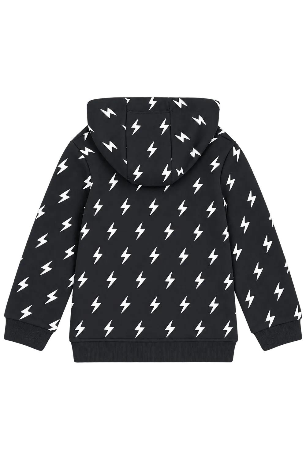 4President Kenny hoodie zwart bliksem katoen