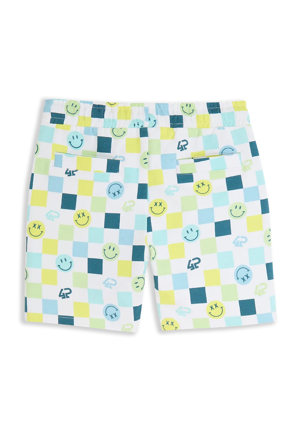 4PRESIDENT Philly White jongensshort wit met koord