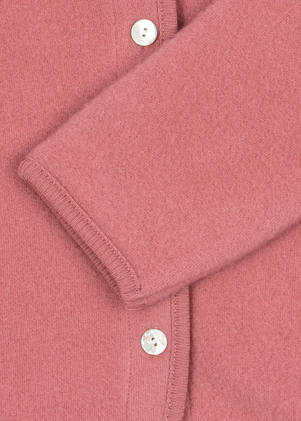 Konges Sløjd Saga vest dusty rose wol fleece