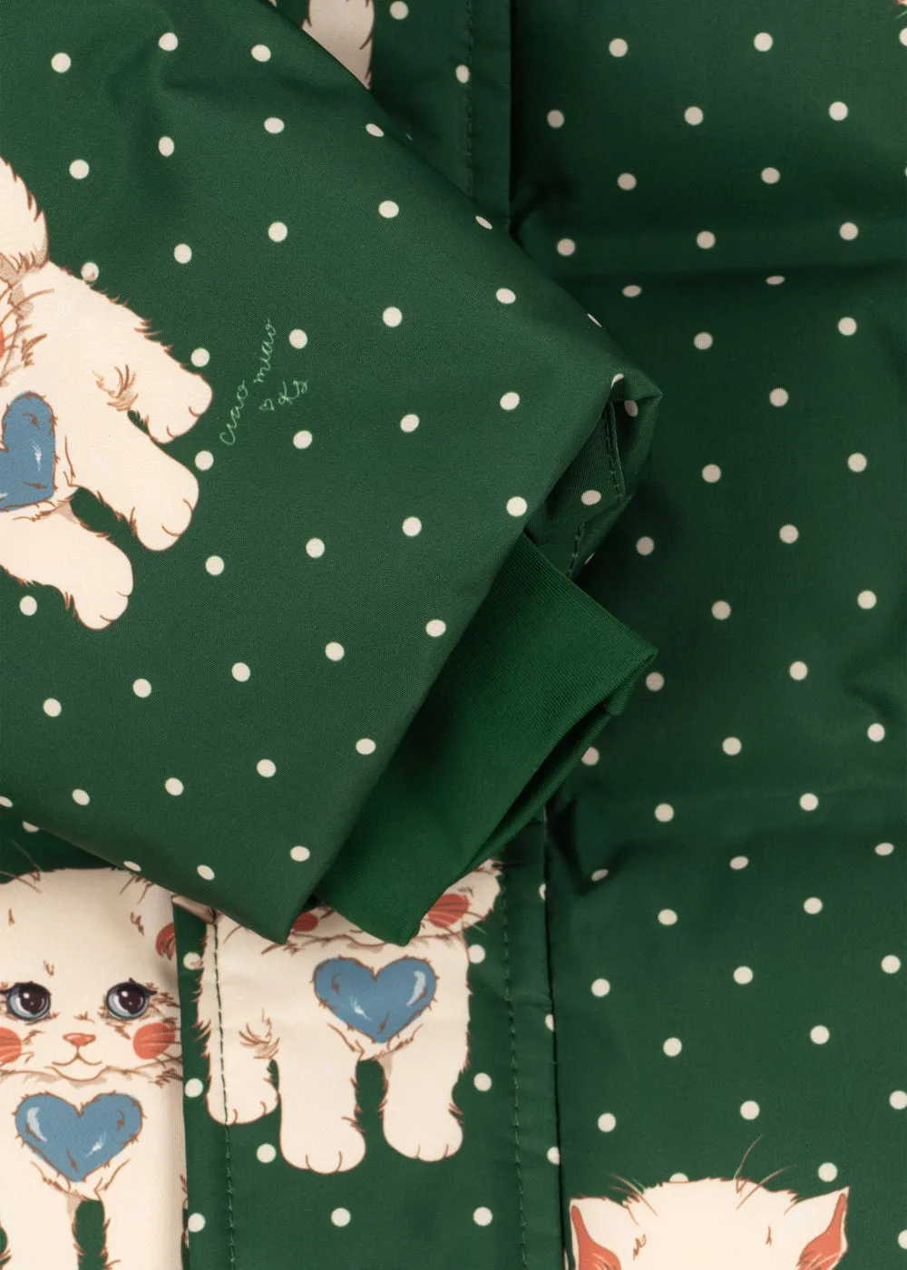 Konges Sløjd Magnum Donsjas winterjas dot miao verde dons
