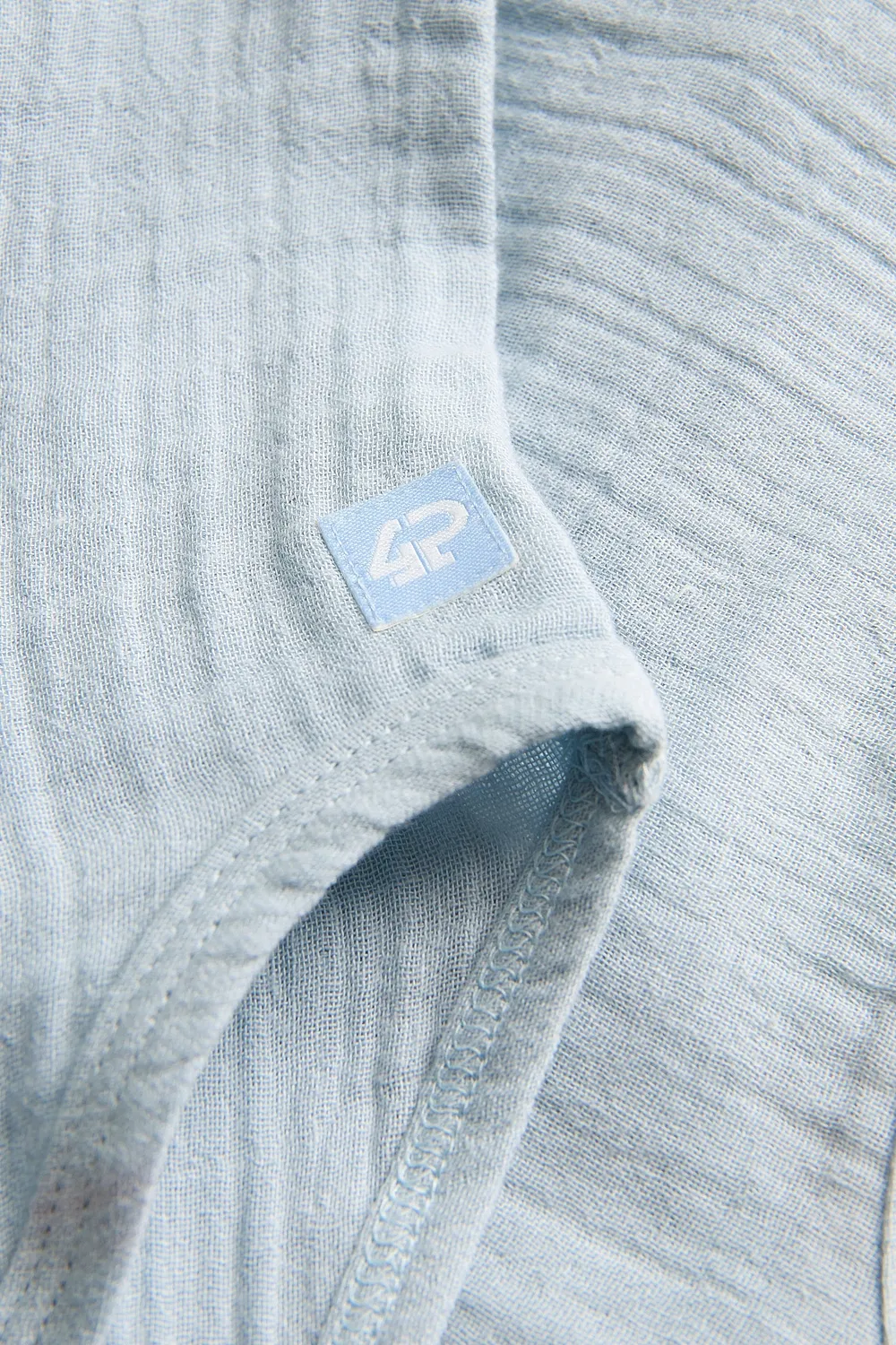 4PRESIDENT Mauri Cashmere blue romper baby katoen